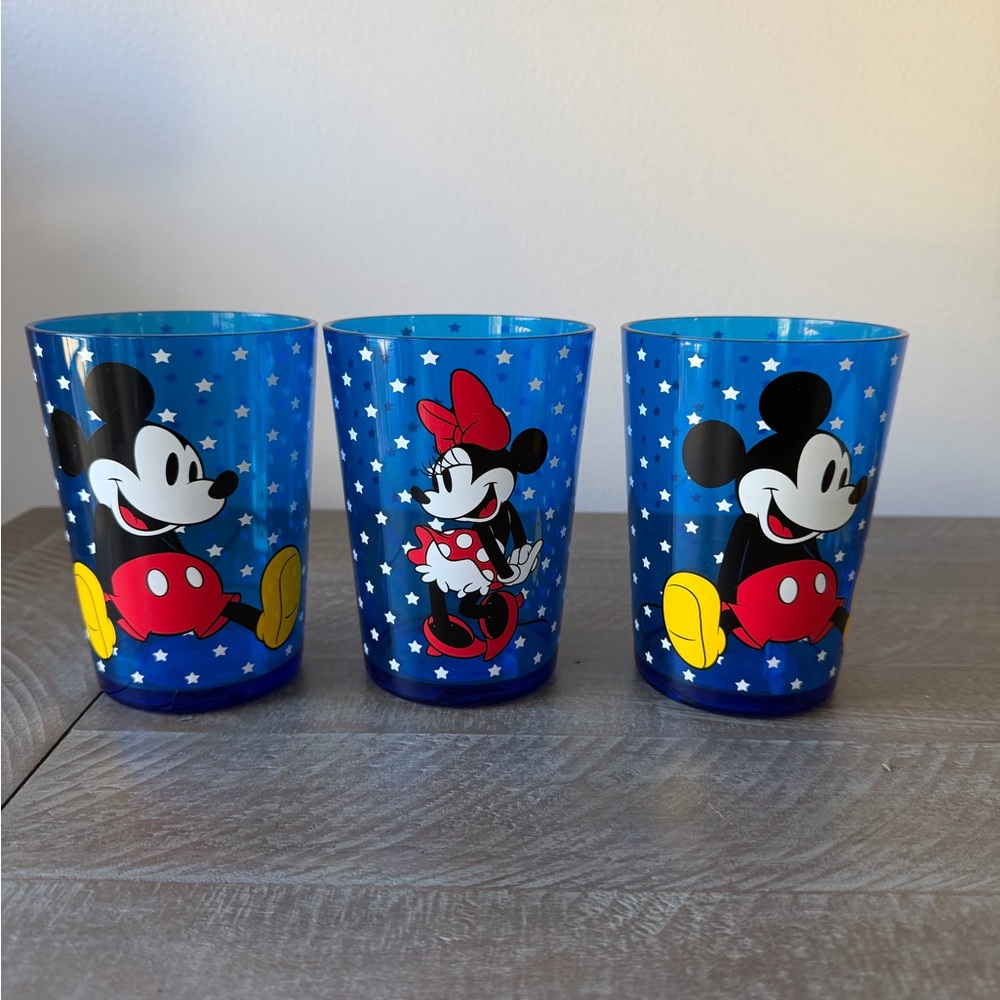 Disney Mickey and Minnie Blue Starry Glasses